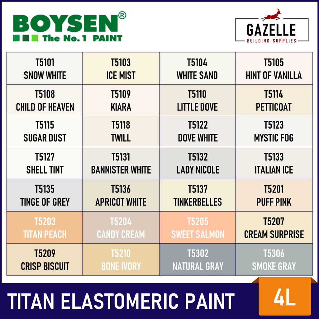 Boysen Paint Colors 2023 Boysen Color Chart Boysen, 58 OFF