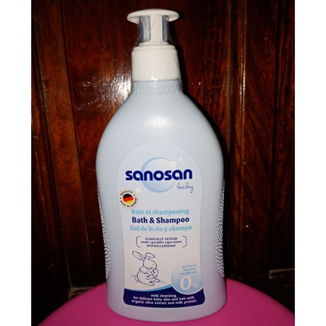 sanosan bath & shampoo 500ml