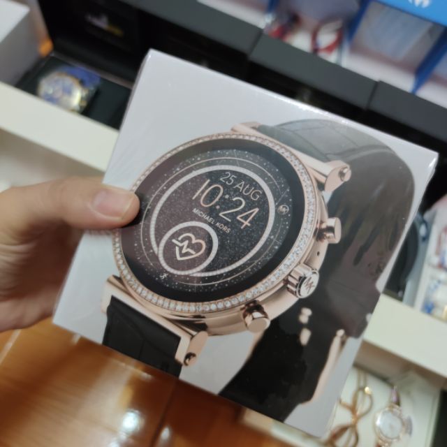 Michael Kors Access Gen Sofie Rose Gold-tone And Embossed Silicone  Smartwatch MKT5068 Shopee Philippines 