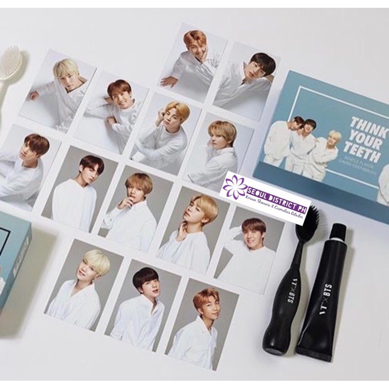 OFFICIAL VTxBTS SIGNED PHOTO CARDS (VT x BTS Official