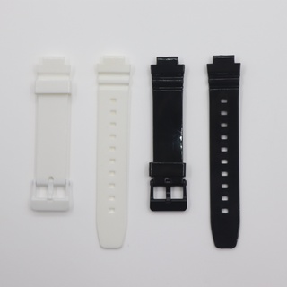 Soft PU Watch Strap for Casio LRW-250H LRW 250H Black Watchband Pin Buckle Wrist band Bracelet Belt for Casio LRW250H #2