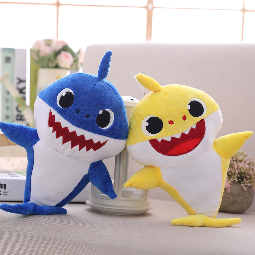 singing shark plush