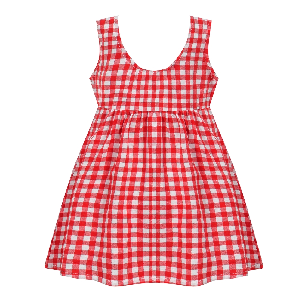 ruched cotton dress