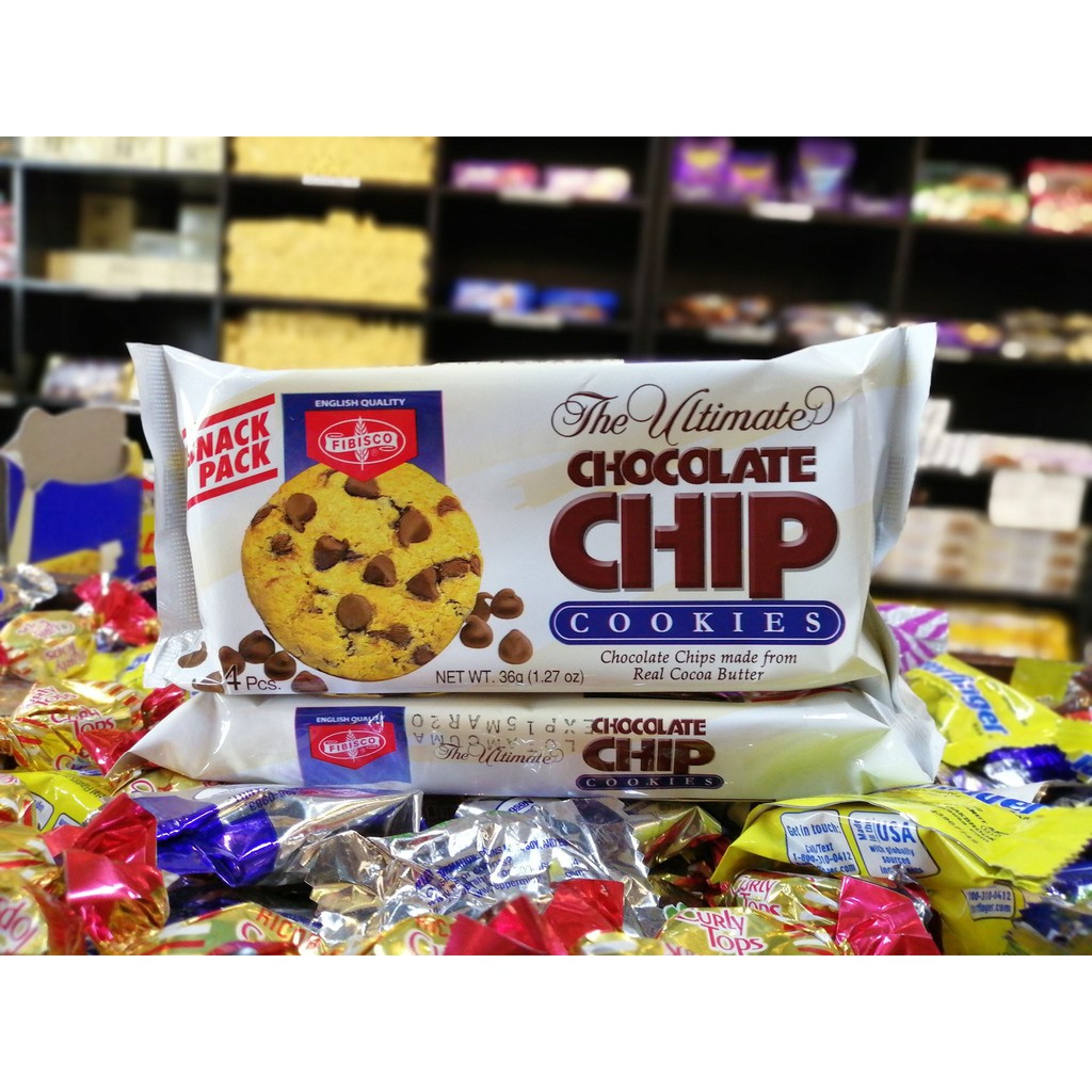 Fibisco Chocolate Chip Cookies Snack Pack 36g Shopee Philippines