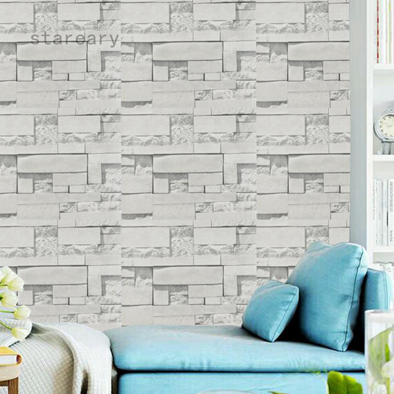 Wopeite Brick Stone Wallpaper Self Adhesive Roll Multi Blocks Wall Pattern  sticker | Shopee Philippines