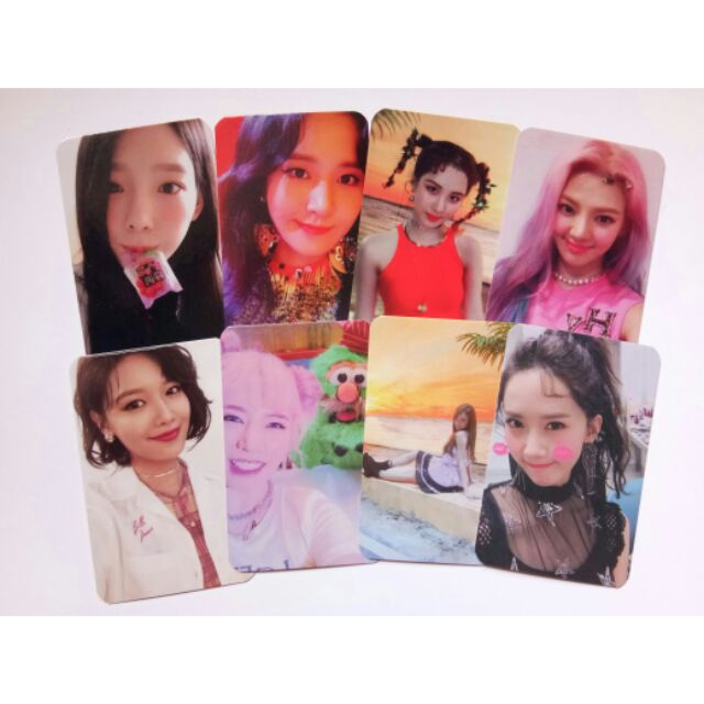 Snsd Girls Generation Holiday Night Photocards Shopee Philippines