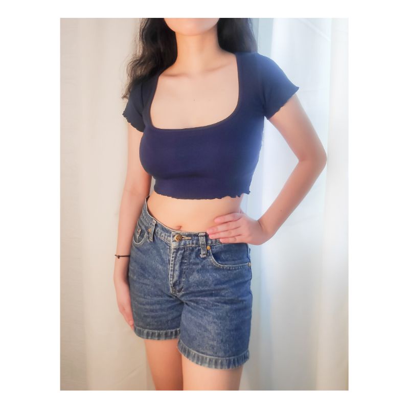 super crop top zara