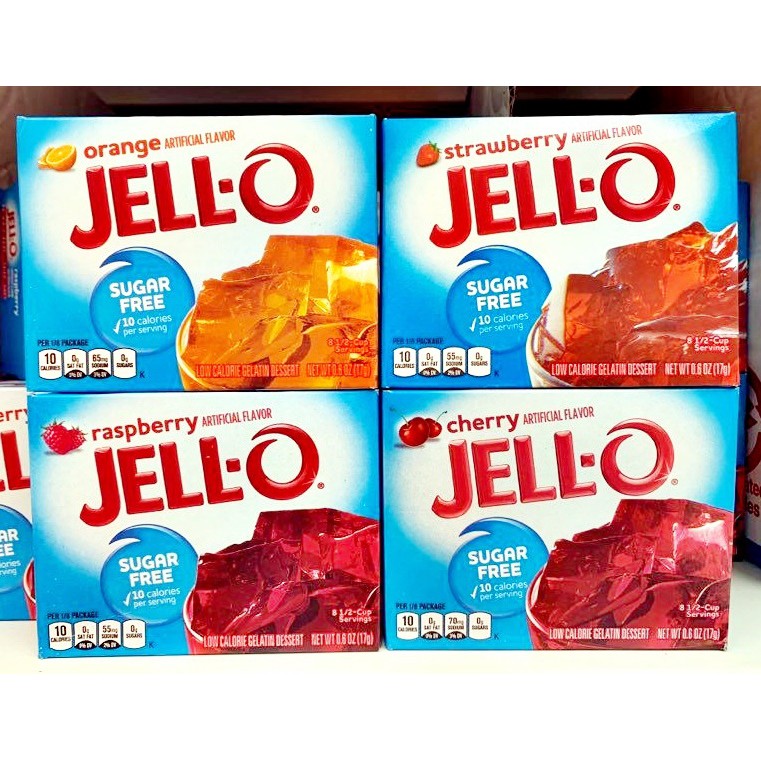 Jell O Gelatin Dessert Sugar Free Strawberry Orange Raspberry Cherry Diabetic Keto Low Carb Shopee Philippines