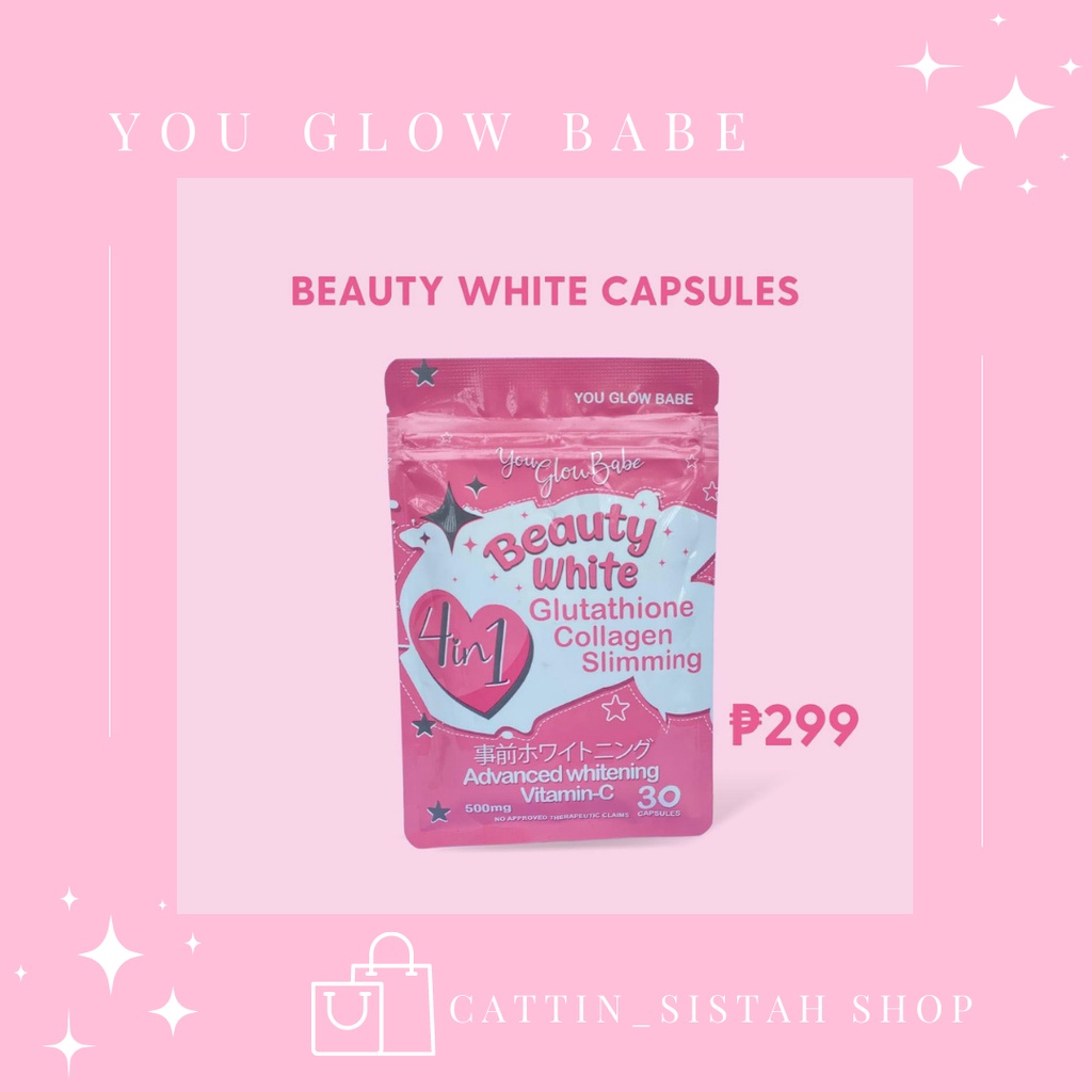 Onhand You Glow Babe Beauty White In Glutathione Collagen Slimming Capsule Shopee Philippines