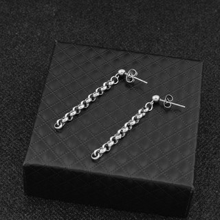 1pc Kpop BTS  Earing KPOP  with the same minimalist ring chain Earstud Piercing Non-piercing Long Chain Stick Earclip Stylish  JK V JIMIN SUGA JIN RM J-HOPE #4