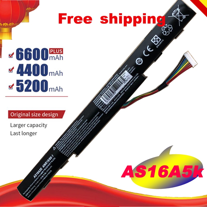 HSW Special price 4CELLS AS16A5K AS16A8K Laptop Battery For ACER For Aspire E5-576 E5-576G E5-575G f #7