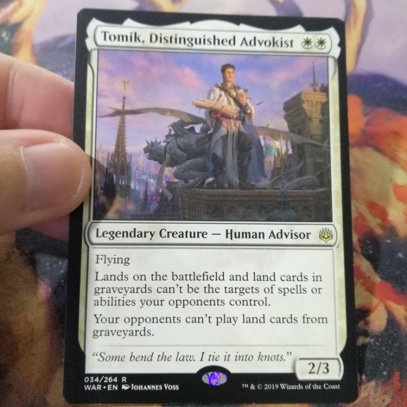 1 Tomik, distinguished advokist WAR of the spark MTG card magic