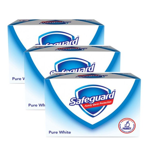 Safeguard Pure White Bar Soap 3pid pack | Shopee Philippines