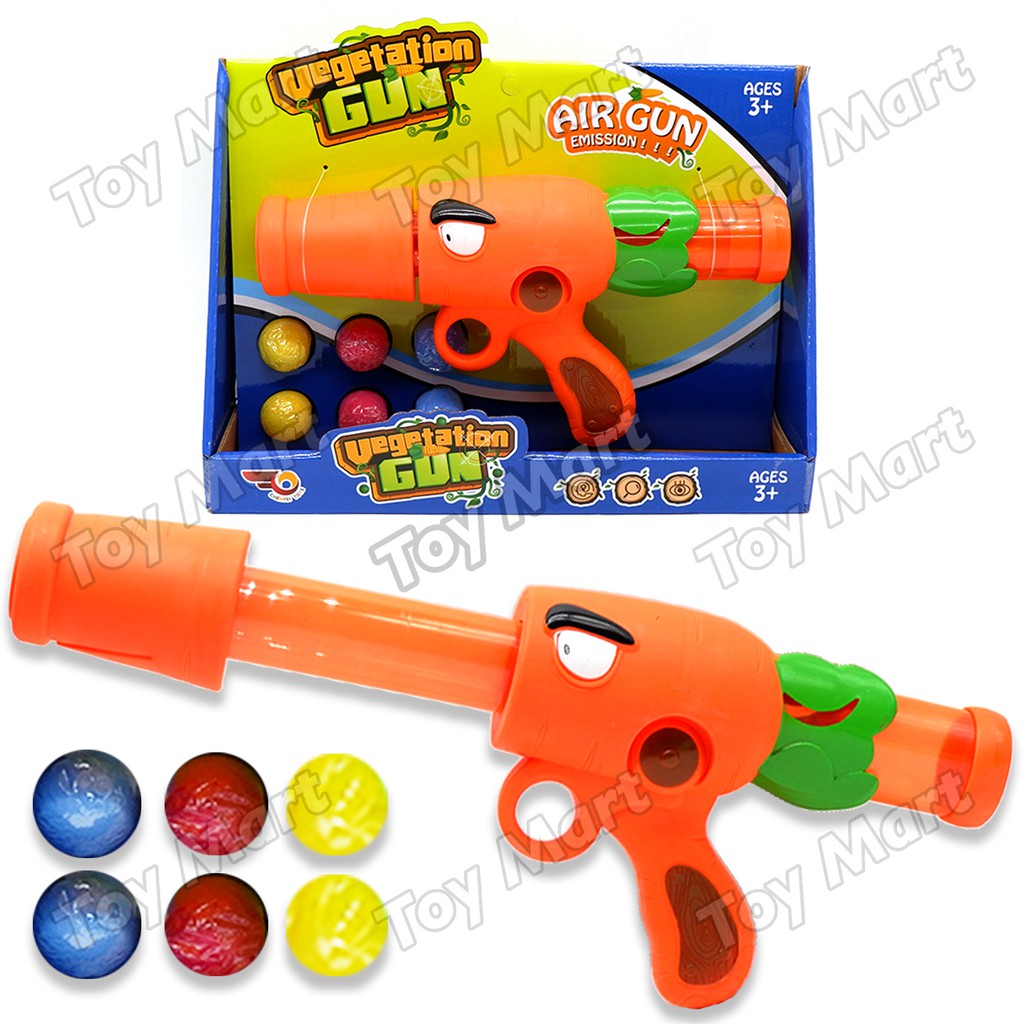 Vegetable Toy Nerf Blaster Corn / Carrot Design Game Pump Action Soft ...