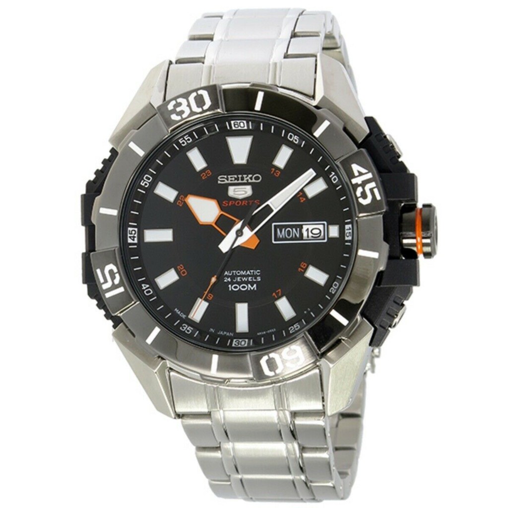 BNEW AUTHENTIC Seiko 5 Automatic Watch SRP795J1 Japan Black Dial Day & Date  Silver Steel Men | Shopee Philippines
