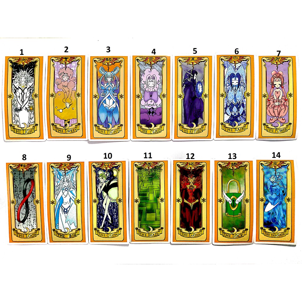 Cardcaptor Sakura Clow Cards Stickers Set 1 | Shopee Philippines