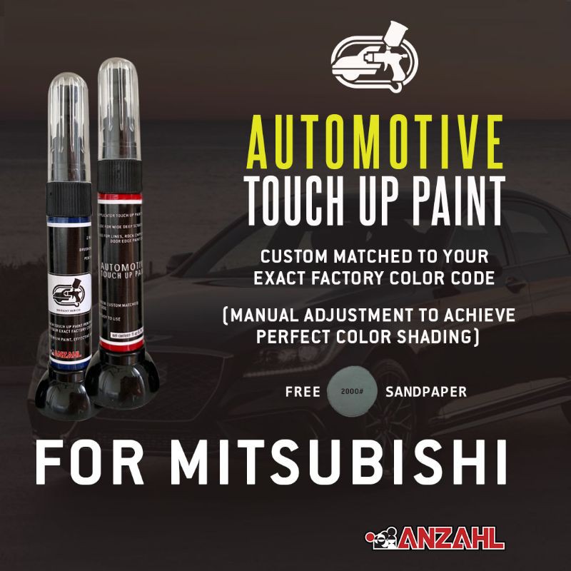 TOUCH UP PAINT FOR MITSUBISHI CONCEALER PEN SCRATCH X08 X37 U17 P19 P57 W19 W54 U25 U28 TOUCH