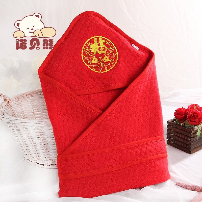 red baby blanket