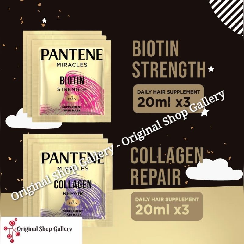 Pantene Hair Mask Miracle Biotin Strength Collagen Repair For Hairfall