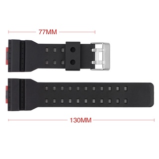 For Casio G-SHOCK GA-100 110 GD-100/110/120 G-8900 GLS-100 Matte Double Color Resin Sport Strap Replacement Watch Band #6