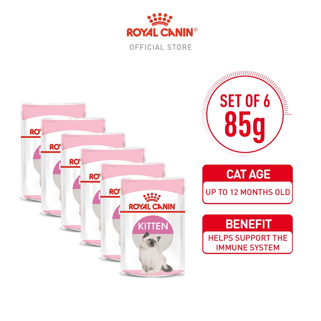 Royal Canin Kitten Wet Cat Food (85g x 6 pouches) Feline Health