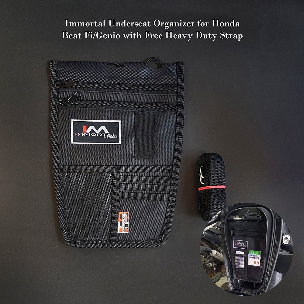 Garage Zero Honda Beat FI v1/v2 Immortal 7 Pockets Under Seat Organizer