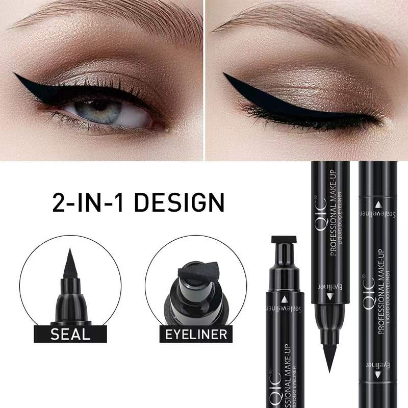 Double Head Waterproof Eyeliner Pen Cat Eye Winged Eyeliner Sexy Eye  Cosmetic Seal Stamp Wing Eye | Shopee Philippines