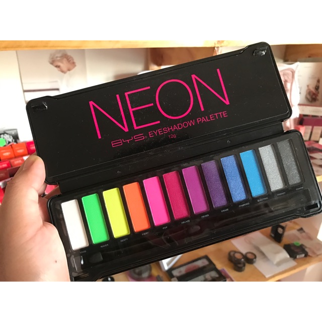 BYS Neon Eyeshadow Palette 12g | Shopee Philippines