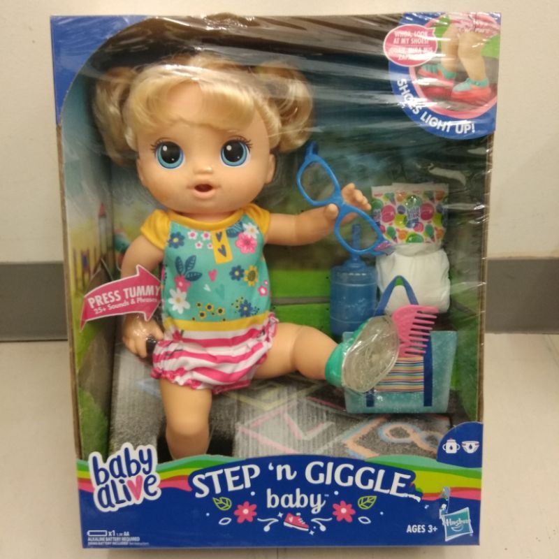 Baby Alive Step N Giggle With 25+ Sounds & Phrases 