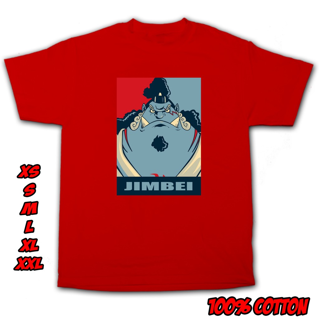 Anime One Piece Warlord Jimbei Shirt Op6 Shopee Philippines