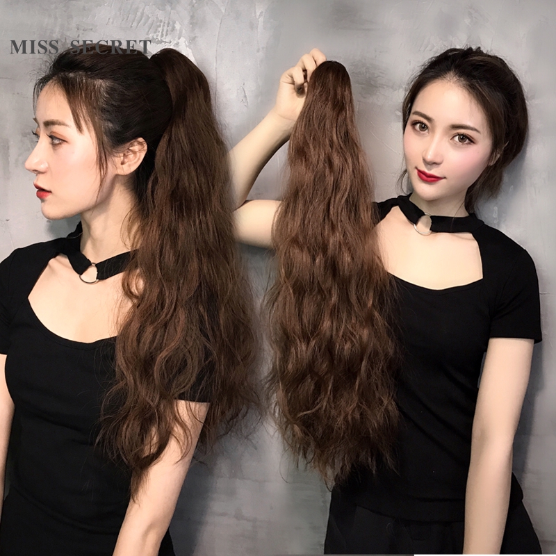 Hair Corn Hot Wig Women Fake Ponytail Tiger Clip Long Curly