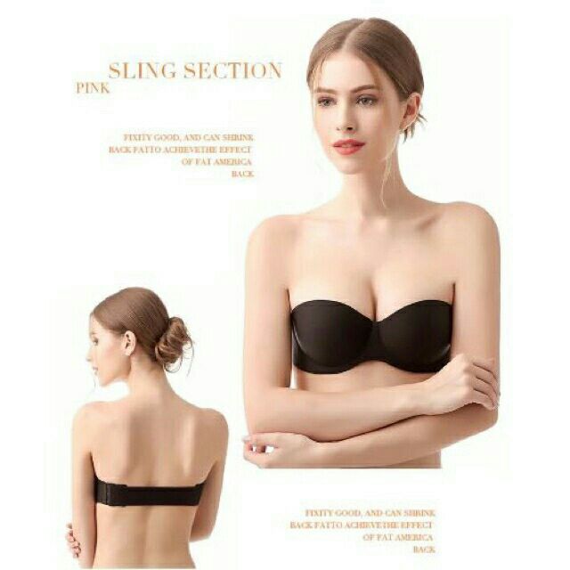 strapless bra cups