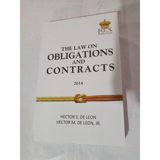 THE LAW ON OBLIGATIONS AND CONTRACTS