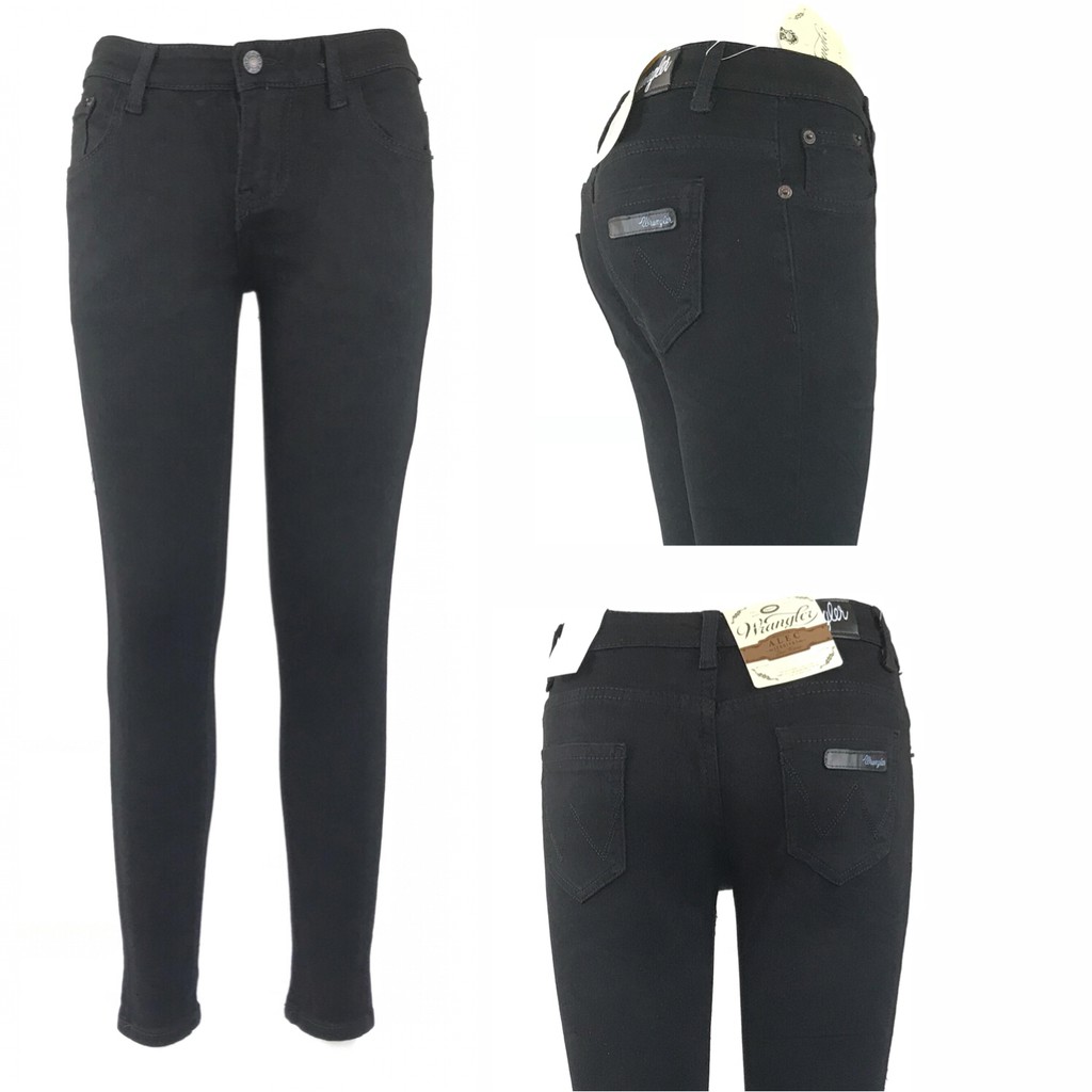 black wrangler jeans womens