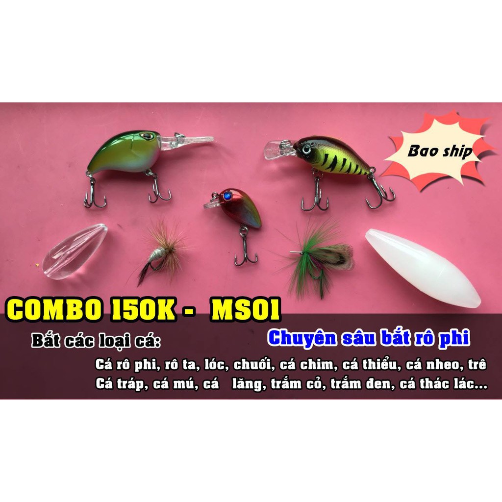 Combo super sensitive fake bait 150K MS01 Depth of tilapia fish
