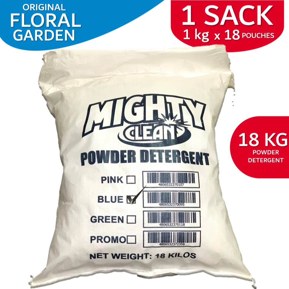 Mighty Clean Powder Detergent Original with Optical Brightener Blue