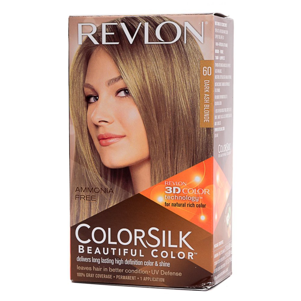REVLON Colorsilk Hair Color Number 60 Dark Ash Blonde | Shopee Philippines