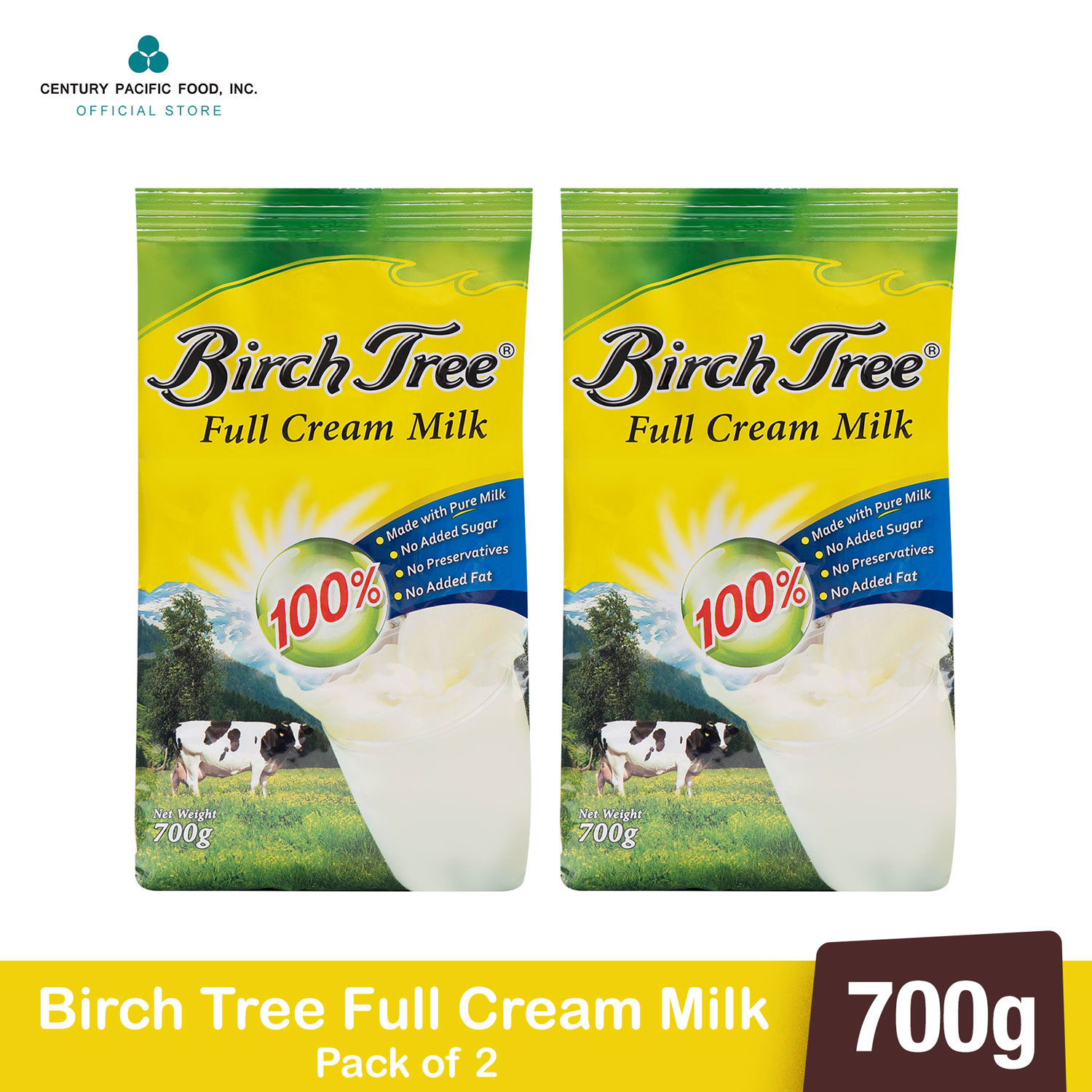 Birch Tree Full Cream Milk 700g Pack of 2 Shopee Philippines