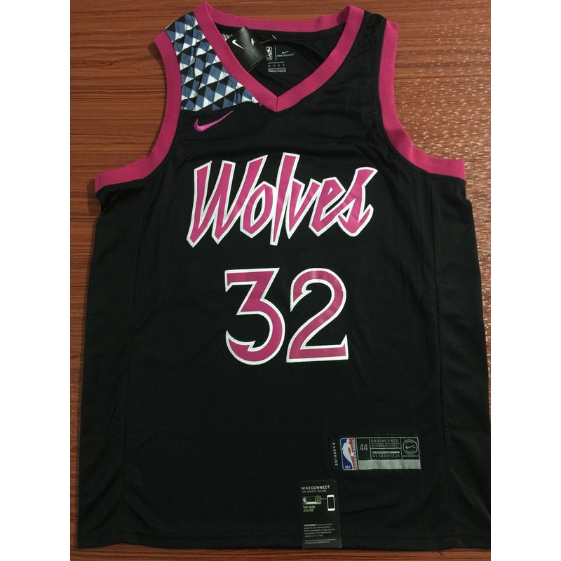 timberwolves pink jersey