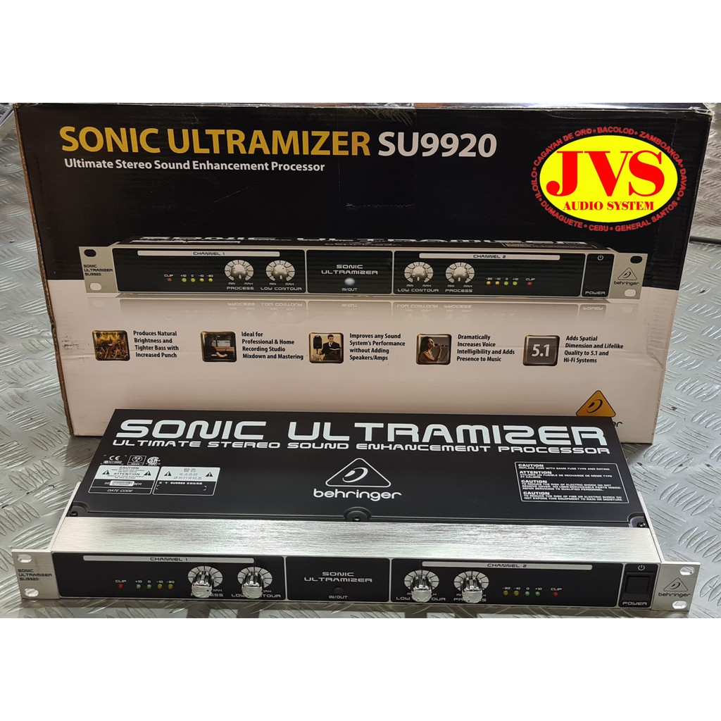 Behringer SONIC ULTRAMIZER SU9920 Procesador de mejora de sonido