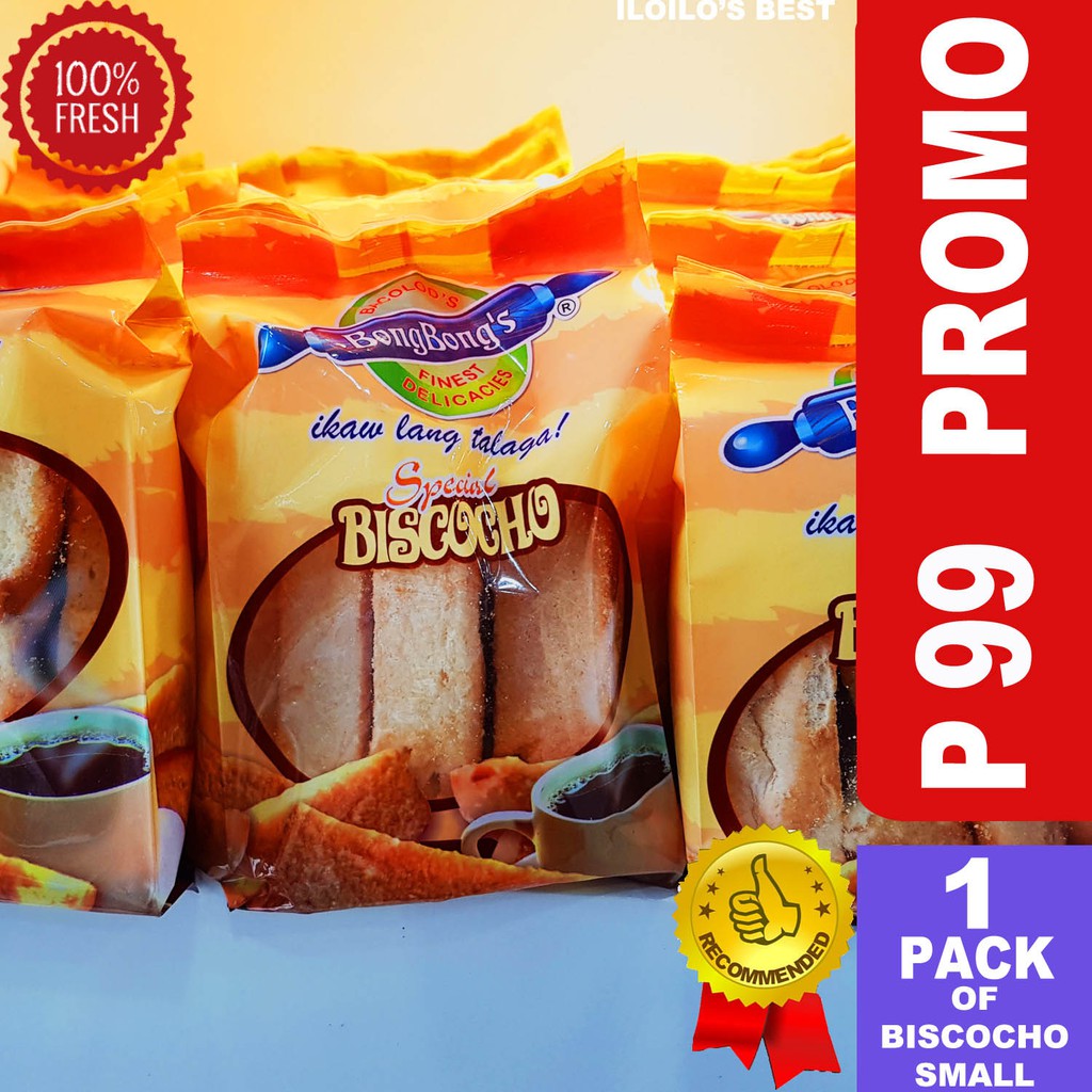 Bongbongs Biscocho Small Best Seller Bacolod Pasalubong Pack Of 1 100