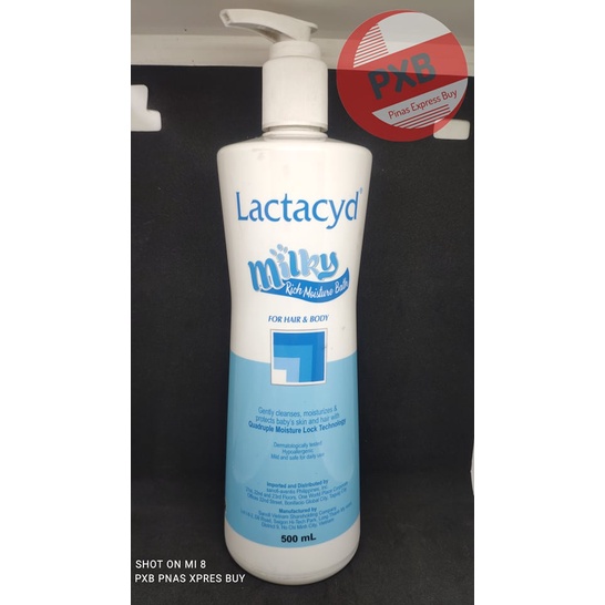 LACTACYD Milky Rich Moisture Baby Bath 500 mL and Baby Bath 250mL