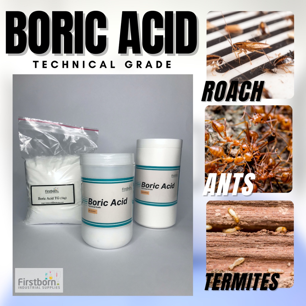 Boric Acid 1kg Insecticide / Weed Killer / Cockroach killer