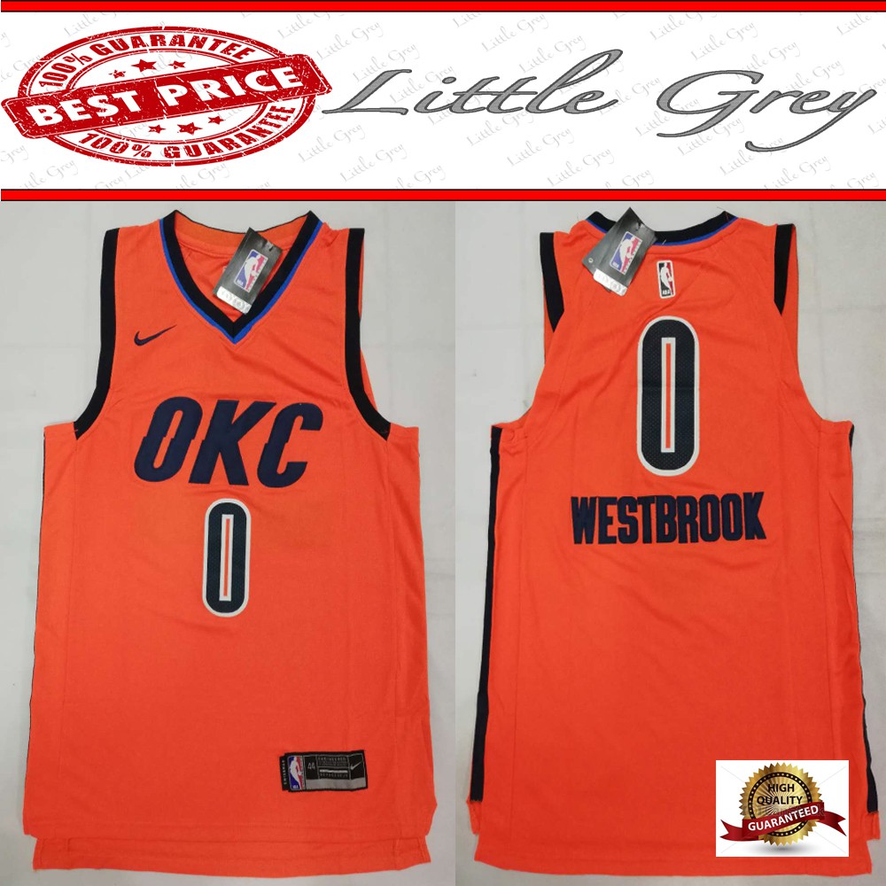 okc orange jersey