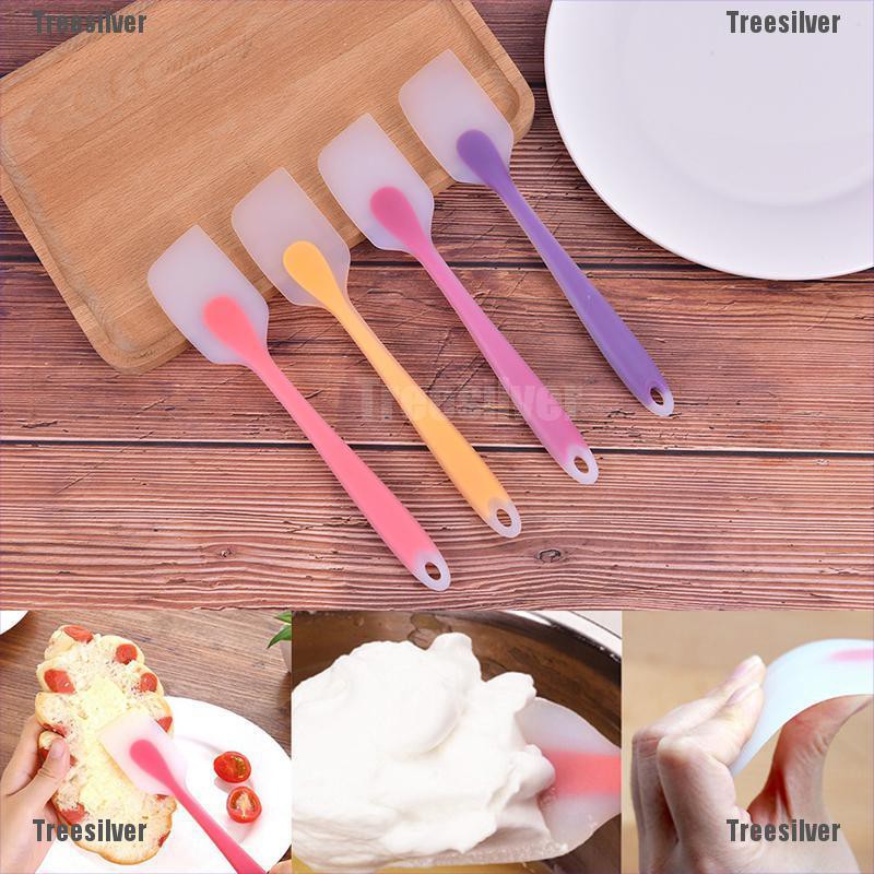 Silicone Baking Tool Mixing Cake Cream Butter Spatula Batter Scraper Brush T