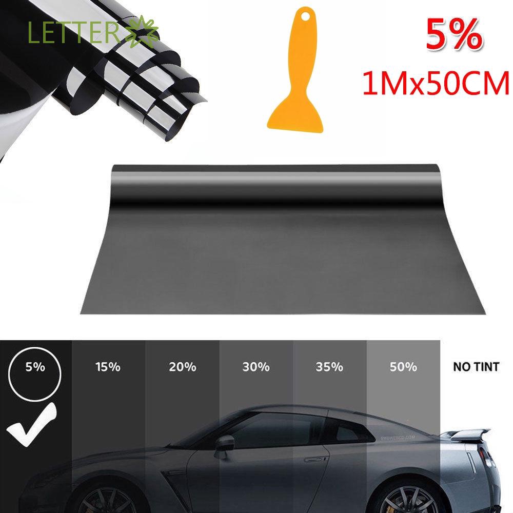 Window Shades Tints Car Window Tint Film Limo Black Anti Scratch Professional Dark Smoke 25 50cmx3m Body Exterior Styling