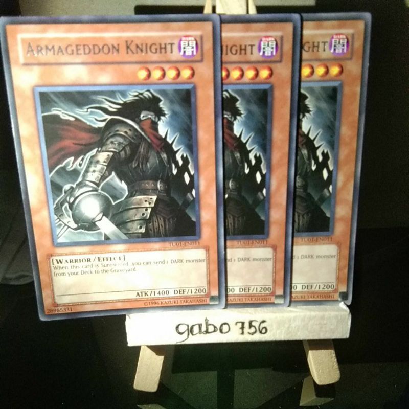3x Armageddon Knight(TU01EN011) Shopee Philippines