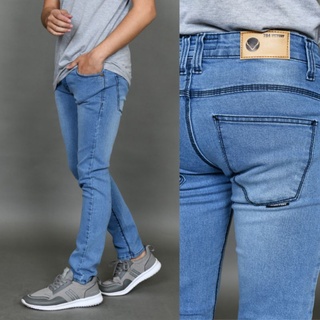 PRIA Men's Denim Long Jeans Adult Slim Fit Premium/Men's Long Jeans Street Skinny Model Original/Stretch Long Jeans Plain Denim Distro Skinny Latest #6