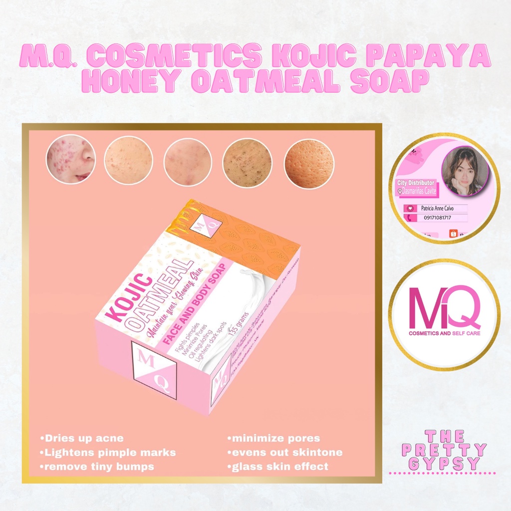 M Q Cosmetics Kojic Papaya Honey Oatmeal Soap Shopee Philippines