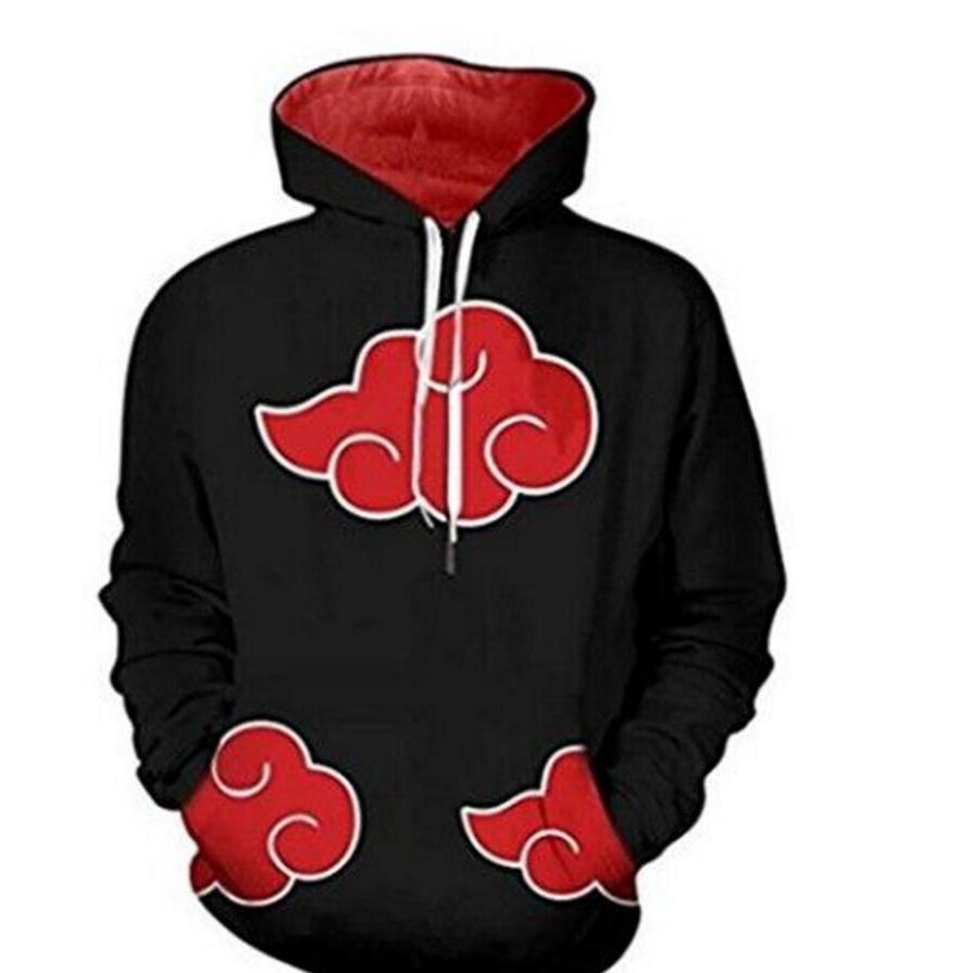 Anime Naruto Series 3D Digital Print Hoodie Pullover Jacket | Shopee